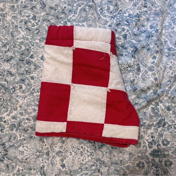 Handmade one-of-a-kind quilt shorts, size small /medium - Picture 2 of 2